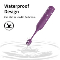 Hochfrequenter, leiser Vibrator für den internationalen Handel: Honigbohnen-Stick für weibliche G-Punkt- und Klitoris-Massage zur Erregerstimulation
