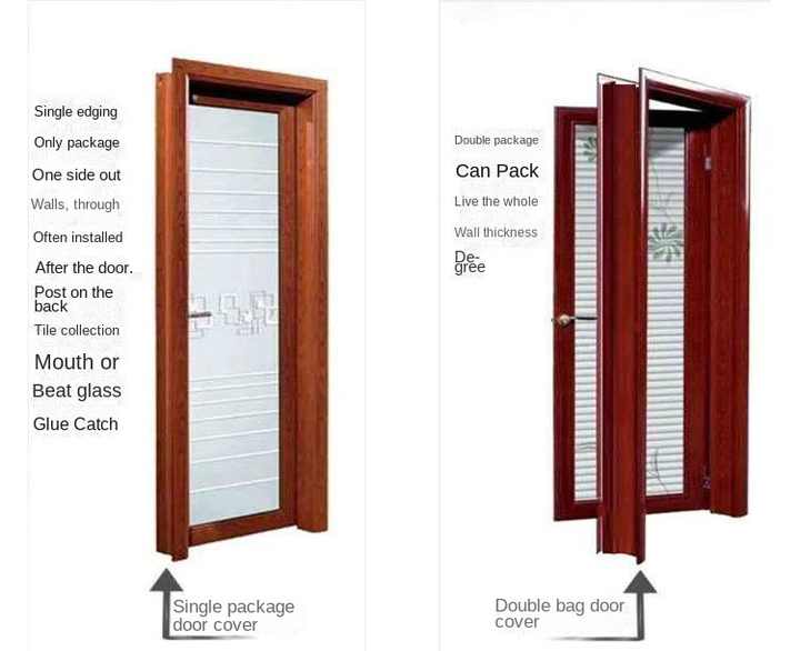 Superhouse Aluminum Tempered Glass French Casement Doors Cheap Hinged Wooden Color Blinds Folding Automatic Open Aluminum Alloy