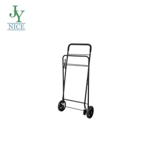 Carrito de Compras de <span class=keywords><strong>Metal</strong></span> Resistente y de Alta Calidad con Capacidad de Carga de 40 kg, con Ruedas y Estructura de Plataforma Plegable - Product Image 2