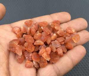 50 ชิ้นธรรมชาติSunstoneหินอัญมณีหยาบไม่ผ่านการบําบัดแววแววแท้ดิบเครื่องประดับหินเล็กๆทําหินคอลเลกชันสไตล์ตัด - Product Image 5