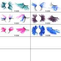 Nouveaux cils en vison artificiels de style exagéré, de haute qualité, de style fou, dramatiques
