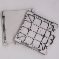 Plaque d'extrémité de batterie en aluminium sablée pour stockage d'énergie, cellule carrée de batterie au lithium pour nouvelles énergies