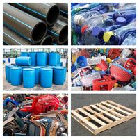 Recyclage HDPE Tuyaux PP PE Panier PET Morceaux PVC Barils Palettes En Bois Broyeur Plastique Broyeur 2 en 1 Machine