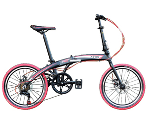 Vélo <span class=keywords><strong>pliant</strong></span> <span class=keywords><strong>mini</strong></span> XTOS de conception allemande, 20 pouces, en alliage d'aluminium, pour homme ou <span class=keywords><strong>femme</strong></span>, vélos pliants légers - Product Image 4
