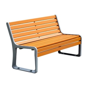 Sillas de Parque al por Mayor de Fábrica, Bancas de Jardín de Madera para Exteriores, para Calle y Espacios Públicos, Banco de Jardín de Diseño Moderno - Product Image 1