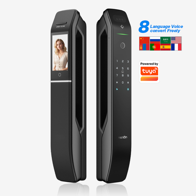 Automatic Digital Smart Lock for Wood Keyless IC Card Password Tuya Wifi App Compatible Combination Remote Control Aluminum