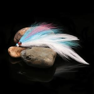 Bucktail articulé Streamer mouche gros poisson colonne vertébrale Streamer pêche en mer brochet bar truite leurres de pêche appât - Product Image 1