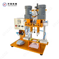Machine semi-automatique de capsulage de table Machine semi-automatique de vissage de bouchon de bouteille en plastique PET de verre pour le vissage de couvercle
