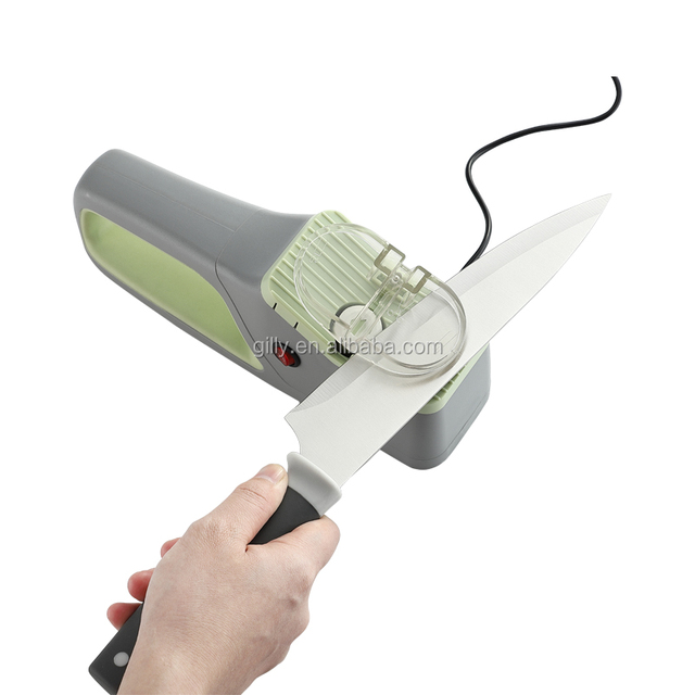 2021 New Electronic Knife Scissor Sharpener Power Saving Automatic Knives Sharpening Professional Motorized Sharpener