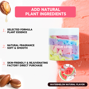 Sữa dưỡng thể dạng kem mới và bán chạy nhất với nhãn mác tùy chỉnh, nghệ thuật pha cà phê bốn màu, nhẹ dịu, hương dưa hấu - Product Image 4