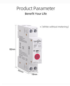 Tongou API EweLink thông minh điều khiển từ xa 1P + N 63A DIN hẹn giờ chuyển tiếp Circuit Breaker mctype - Product Image 4