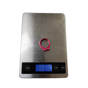 Krsec Lightweight Universal Aluminum Alloy Bicycle Parts Black Seat Post Locking <b>Clip</b> Ring Lock for Mountain Bike Seat Tube - Product Image 6