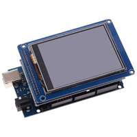 Module d'écran tactile LCD TFT de 3.2 pouces + carte adaptateur de bouclier de 3.2 pouces + Mega2560 Mega 2560 R3 CH340 avec USB pour Kit Arduino