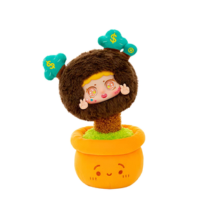 Sunnyspruit Schattige Vinyl Pluche Pop Realistische Potplant Speelgoed Meerdere Kleuren Interessant Vakantiegeschenk Huisdecoratie Knuffels - Product Image 4