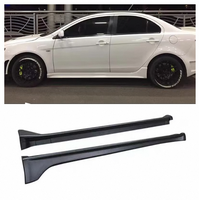 Kit de Carrocería para Mitsubishi Lancer 2008-2017 Estilo Evo X, Parachoques Delantero y Trasero, Faldones Laterales, Piezas de Repuesto de Carrocería de PP, Accesorio Nuevo