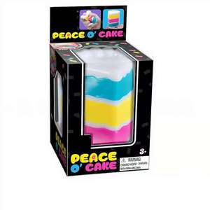 Nuevas llegadas: Juguetes blandos Need Ohh Peace O Cake, juguete sensorial antiestrés de apretar, juguete blandito de pastel de subida lenta, juguete blandito de pastel para apretar. - Product Image 1