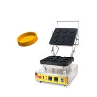 Neue Zylinderförmige 80mm 9-Loch Handgefertigte Törtchenform-Maschine Tartelette-Herstellungsmaschine aus 304 Edelstahl 220V