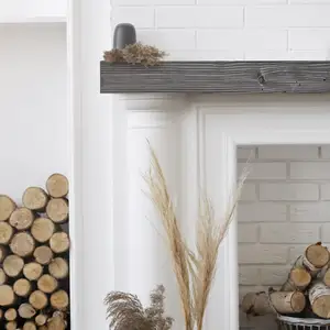 Rustic Mantel Floating Shelf Reclaimed Wood Wall Shelf Fireplace Mantel Shelf Wall Mounted Fireplace Mantel