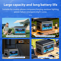 Station d'alimentation portable à charge solaire au prix d'usine 168Wh-360Wh pour la sauvegarde d'urgence