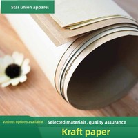 Kertas Kraft Ukuran Penuh 9 Lembar untuk Pembuatan Pola Pakaian, Lembaran Besar untuk Sketsa, Drafting, Penjahitan, dan Pola Jahit