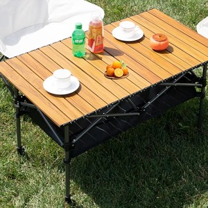 Camping Portable <strong>Lightweight</strong> Picnic <strong>Folding</strong> Aluminum Alloy Outdoor Furniture Kitchen Extendable Durable Heat Resistant <strong>Table</strong> - Product Image 4