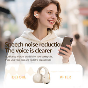 หูฟังบลูทูธไร้สาย M136 TWS คุณภาพเสียงสูง พร้อมคลิปหนีบหู รุ่น BT V5.4 แบบหนีบ OWS สำหรับเล่นกีฬา - Product Image 5