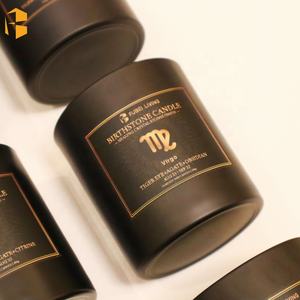 Bougie en cire de soja infusée de cristaux, parfum d'intérieur naturel à l'huile essentielle, fabrication artisanale, étiquette privée en gros, signe du zodiaque - Product Image 3