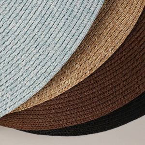 Chapeau de soleil en paille à large bord pour femme, pliable, avec ruban imprimé floral, idéal pour la plage et les activités de plein air – Collection Printemps-Été - Product Image 2