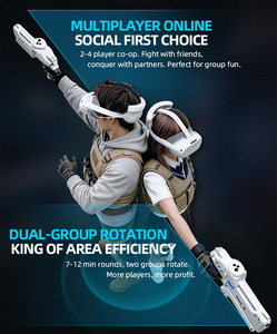 Máquina de <span class=keywords><strong>Juegos</strong></span> Arcade MoviePower VR Arena FPS, Simulador de Tiro con Construcción Metálica para Uso en Interiores, Más de <span class=keywords><strong>1000</strong></span> <span class=keywords><strong>Juegos</strong></span> 4K - Product Image 5