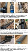Tubería Corrugada de Doble Pared de HDPE DN630 SN8 de 6 Pulgadas, Alta Presión, Duradera, 6 m de Longitud, Gran Diámetro, Drenaje de Aguas Pluviales y Residuales