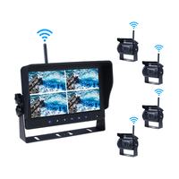 Moniteur de voiture sans fil 7 pouces TFT LCD, caméra de recul HD pour camion, bus, camping-car, fourgonnette, caméra de recul