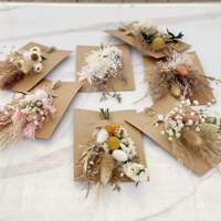 Offre Spéciale – Bouquets Personnalisés de Palmiers et de Pampas Séchés – Petits Mini-Bouquets Floraux pour Décoration et Arrangements de la Saint-Valentin