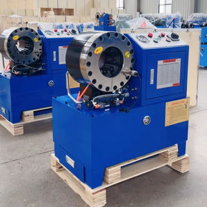 เครื่องจีบสายไฮดรอลิกไฟฟ้าขนาด 1/4 ถึง 2 นิ้ว ปรับแรงดันไฟฟ้าได้ 3kw/4kw เครื่องจักรประสิทธิภาพสูง - Product Image 1