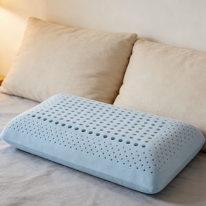 <span class=keywords><strong>Oreiller</strong></span> en mousse à mémoire de forme infusée de <span class=keywords><strong>gel</strong></span> respirant <span class=keywords><strong>frais</strong></span>, de haute qualité, avec logo personnalisé, matériau sain et non toxique, forme rectangulaire moderne - Product Image 1