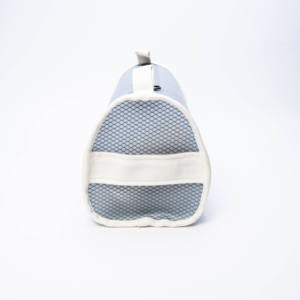 ISO BSCI fábrica al por mayor blanco EVA bolsa de cosméticos patrón de logotipo de moda bolsa de maquillaje con cierre de cremallera para artículos de tocador al aire libre - Product Image 4