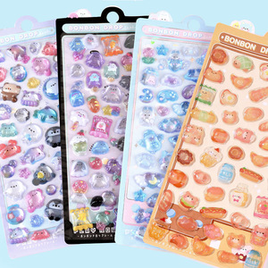 最安値両面粘着テープ高品質3D漫画ソフトキュートなお尻DIYアクリル接着剤付きレリーフスマホケースステッカー - Product Image 4