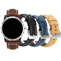 Forwelleny 2025 nouveau Style flammé Grain Crocodile motif étanche cuir de veau véritable bracelet de montre en cuir 20/22/24/26mm