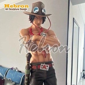 Vente d'usine, prix bas, figurine d'<span class=keywords><strong>action</strong></span> de personnage d'anime grandeur nature, statue Luffy One Piece, statue Ace, statue Luffy - Product Image 2