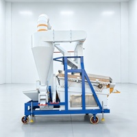 Nettoyeur d'air à haute efficacité, déstonneuse automatique, équipement de nettoyage de grains pour ligne de production de traitement des semences