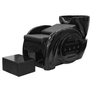 Barber Shop Equipment Hairdresser Salon Furniture Backwash Unit Station Bowl Modern Hair Washing <b>Bed</b> Shampoo Chairs - Product Image 1