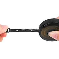 Coudre métrique ruban règle automatique télescopique Film de mesure pour corps mètre outil corps ruban à mesurer centimètre ruban à mesurer
