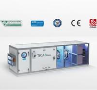 Unité de traitement d'air à onduleur complet à haut rendement TICA AHRI EUROVENT Double certification avec unité de condensation extérieure VRF