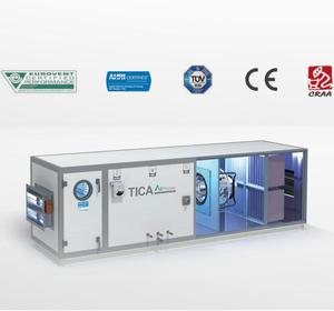 TICA ad alta efficienza Full Inverter tipo DX unità di trattamento aria AHRI EUROVENT doppia certificazione con unità di condensazione esterna VRF - Product Image 4
