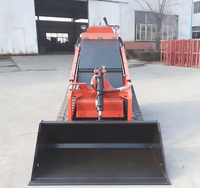 LIVRAISON GRATUITE KATOCASE Chine Mini-chargeuse compacte sur chenilles 0,4 tonne avec moteur diesel Kubota, godet de 0,2 m et roulement de boîte de vitesses court