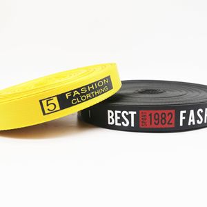 สายรัดผ้าไนลอนทอแบบเรียบพิมพ์ลายกาวตามสั่ง สำหรับตกแต่งกระเป๋าเป้สะพายหลัง - Product Image 4