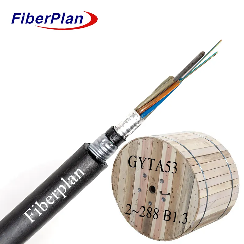 Fiberplan GYTS53 harga pabrik kabel serat optik gyta53 kabel serat