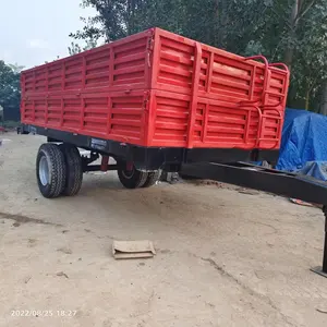 Dump Trailer 10x5ft 3.5T Tractor Hydraulic Farm Dump CE Approved Tipping Trailer with 1.5 tones to 15 tones capacity