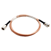 Fabricant UHF mâle PL259 Plug RG400 Pigtail Jumper Extension Cable Assembly avec conducteur en cuivre pour applications RF