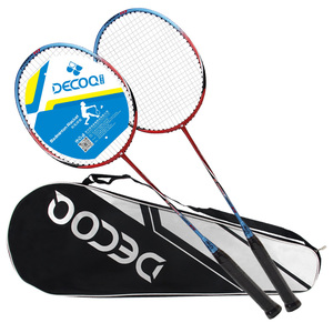 Venta al por mayor de fábrica sin junta en T Bonito diseño <span class=keywords><strong>Precio</strong></span> competitivo Alta calidad Juego de 2 jugadores Raqueta de Bádminton - Product Image 1