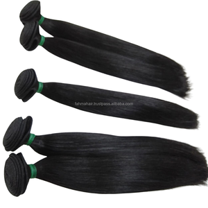 Extensions de cheveux naturels, perruque en dentelle sans couture, style double trame, cheveux raides, mèches de cheveux vierges Remy 100% humains - Product Image 4